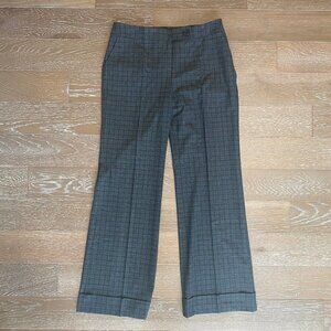 Semantiks Wide-Leg Plaid Pant | Grey | 12.